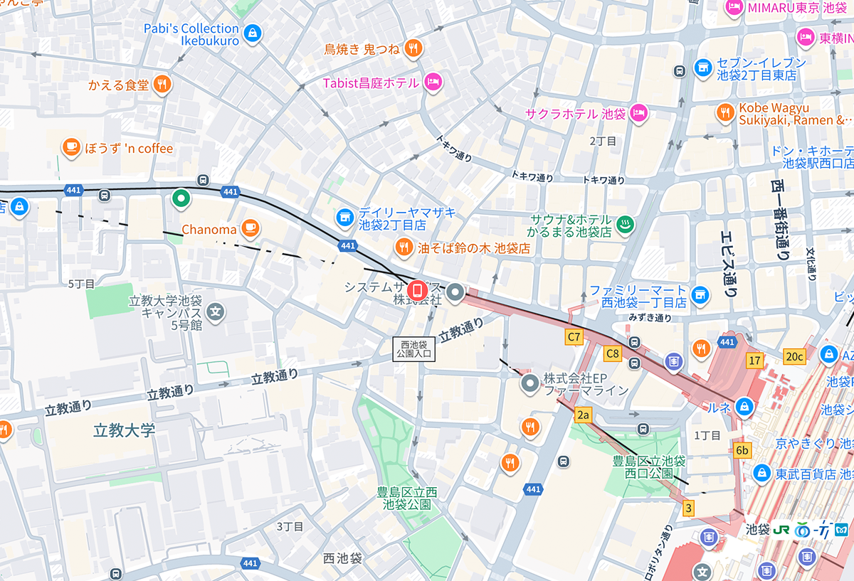 アクセスマップ